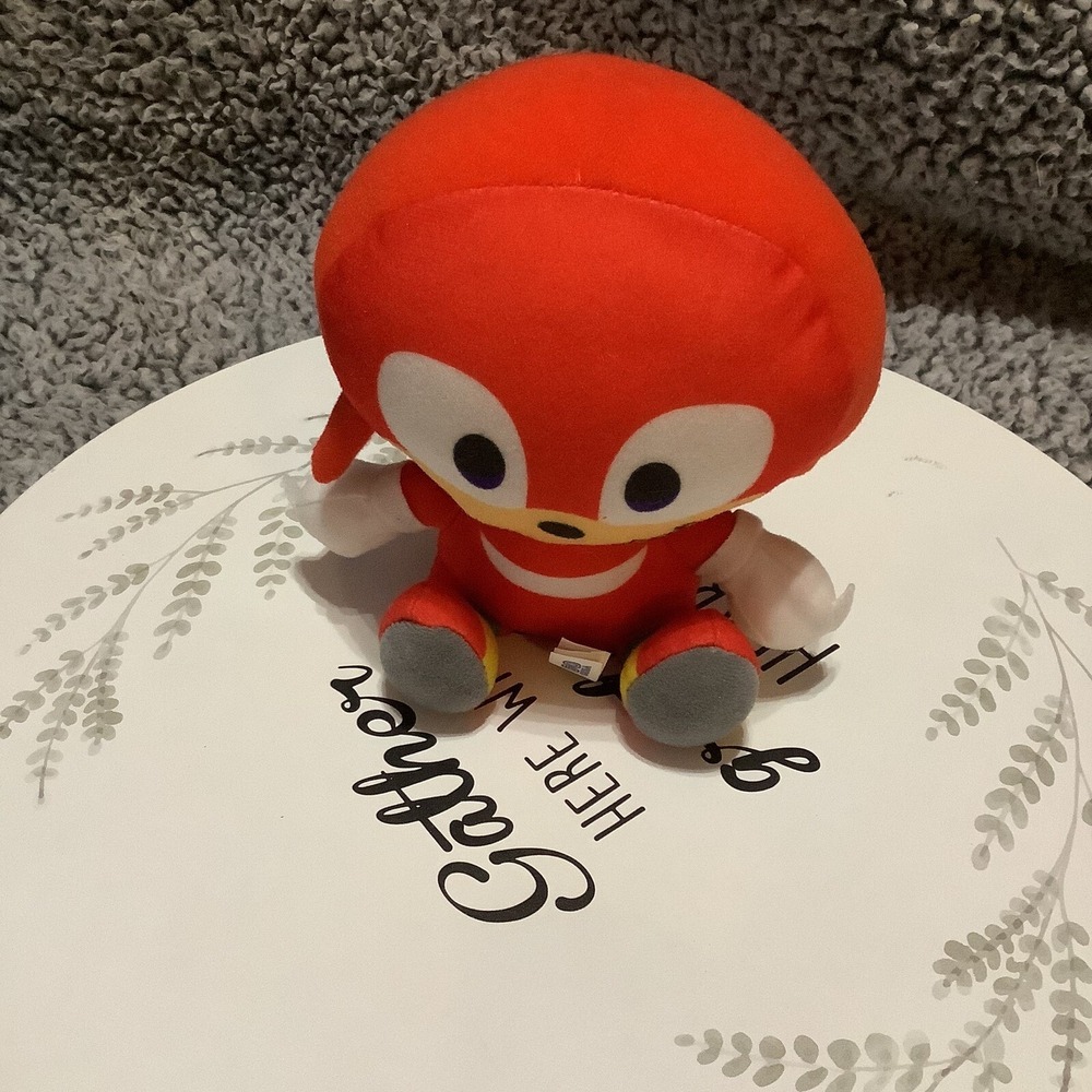 Sonic the Hedgehog Knuckles Plush Doll Stuffed Animal 6" Toy Factory Sega